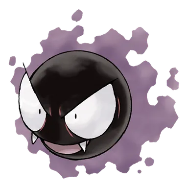 official artwork of gastly